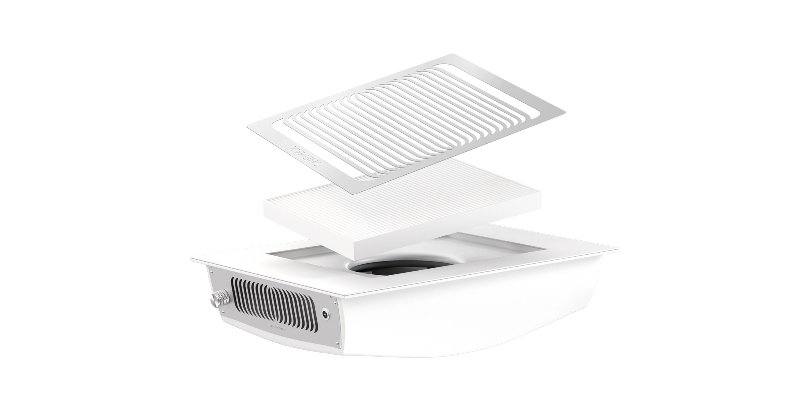 Aspiratore SHEMAX da incasso Style V-PRO - Bianco - immagine 2