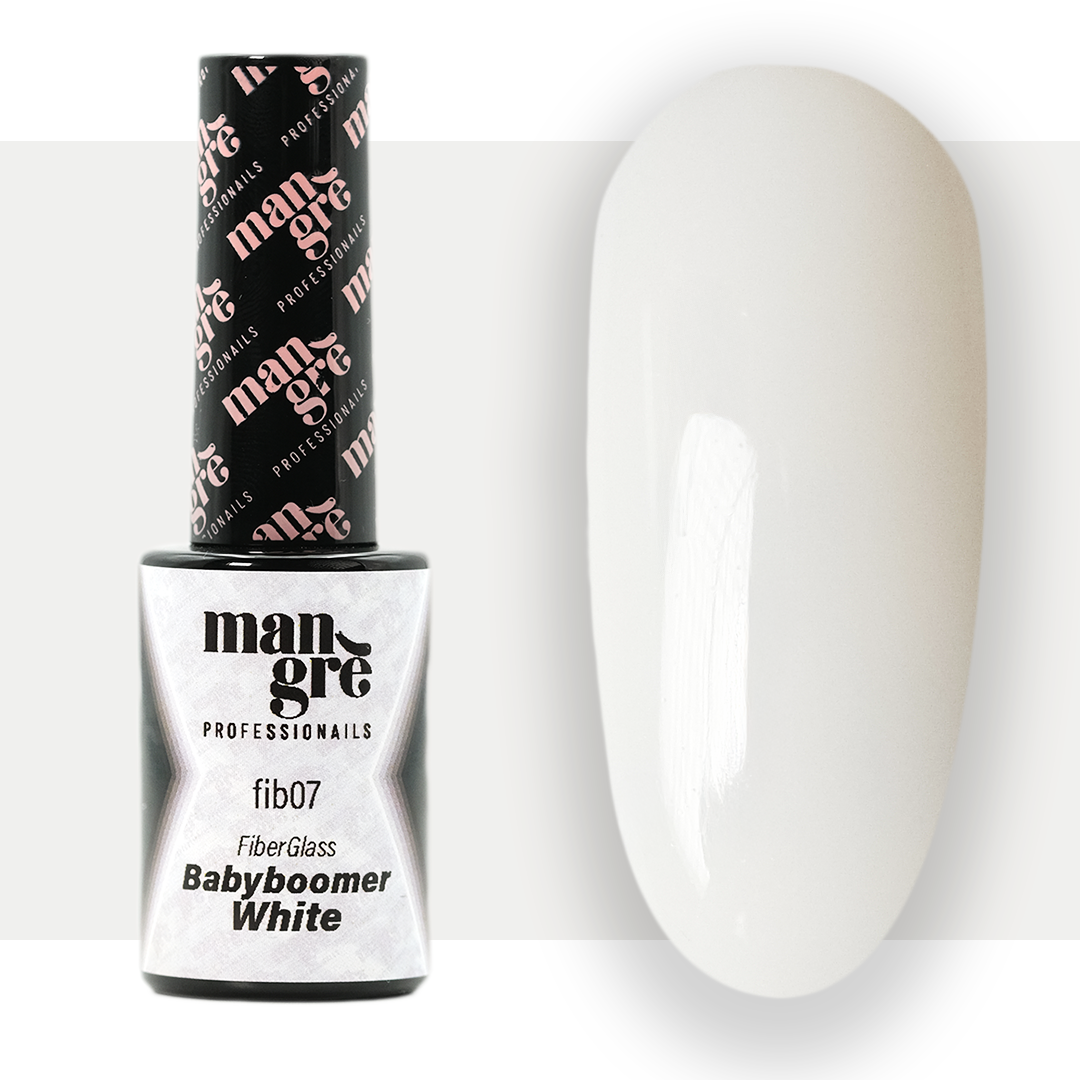 Mangrè Base Fiber Glass - Babyboomer White - 8 ml
