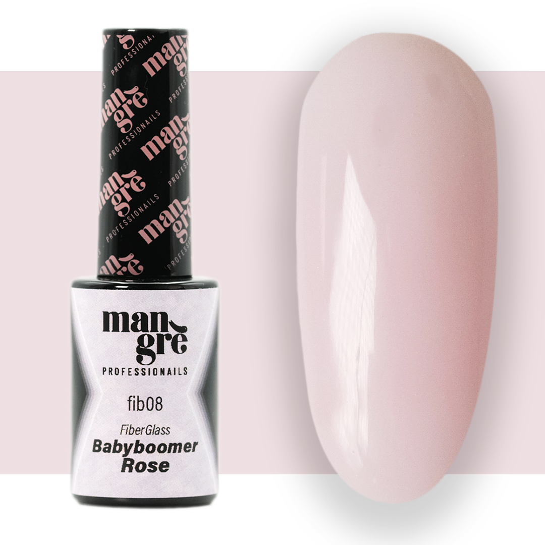 Base Mangrè Fiber Glass - Babyboomer Rose - 8 ml