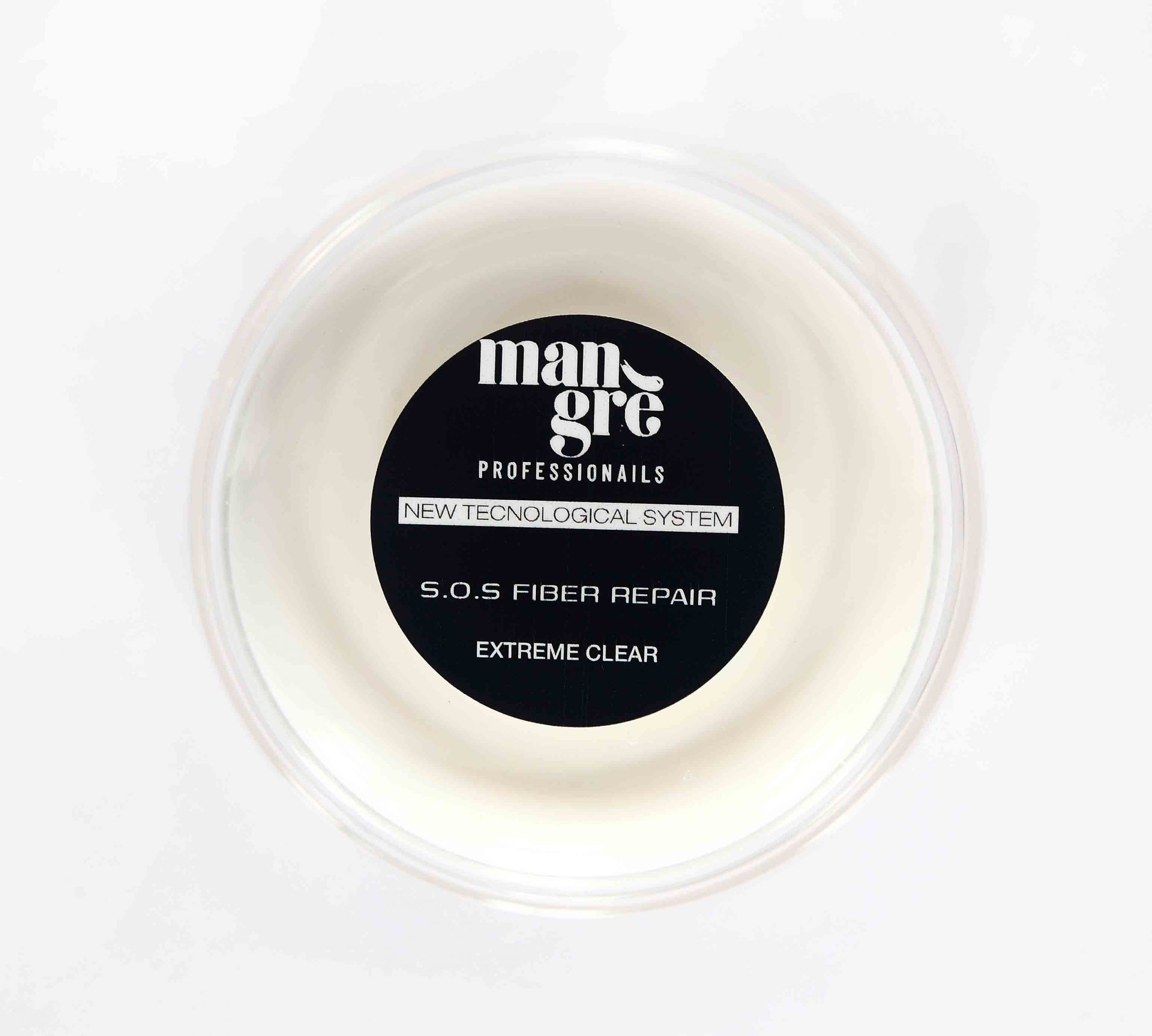 Gel trifasico Mangrè Fiber Repair Extreme Clear - 15 ml - immagine 3