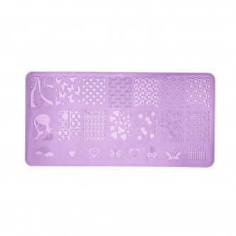 Stamping Stencils Nail Art L12 (6х12cm)