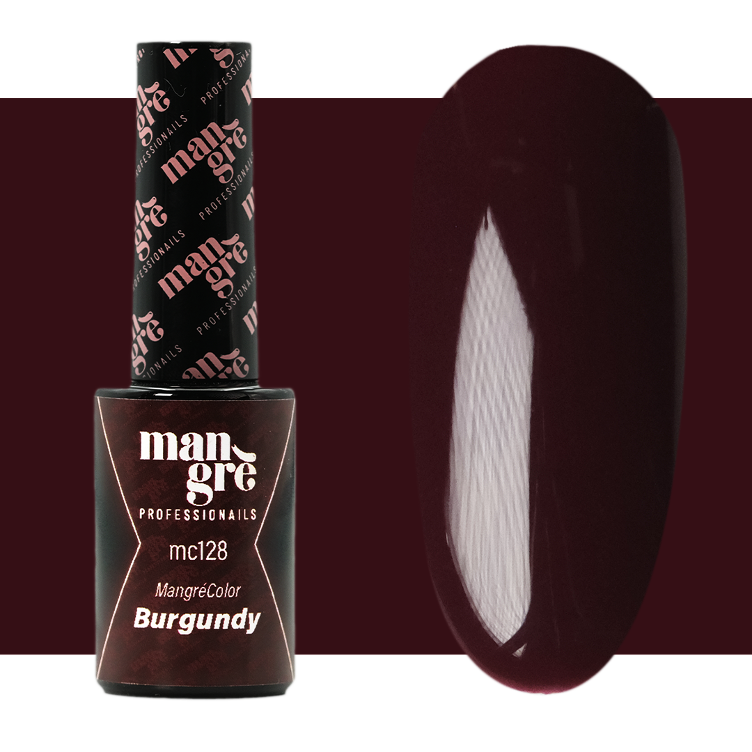 Smalto semipermanente Mangrè Color Burgundy - 8 ml