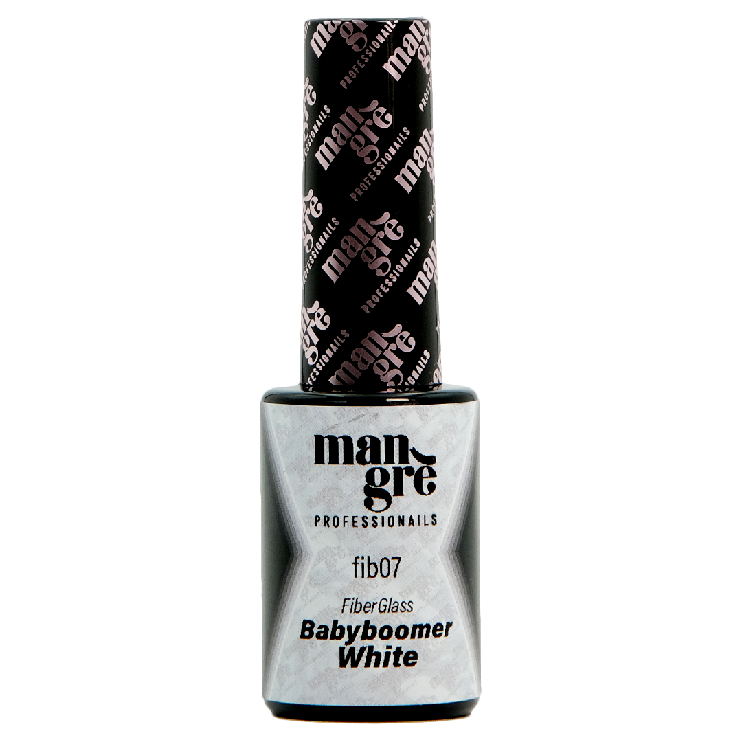 Mangrè Base Fiber Glass - Babyboomer White - 8 ml - immagine 2