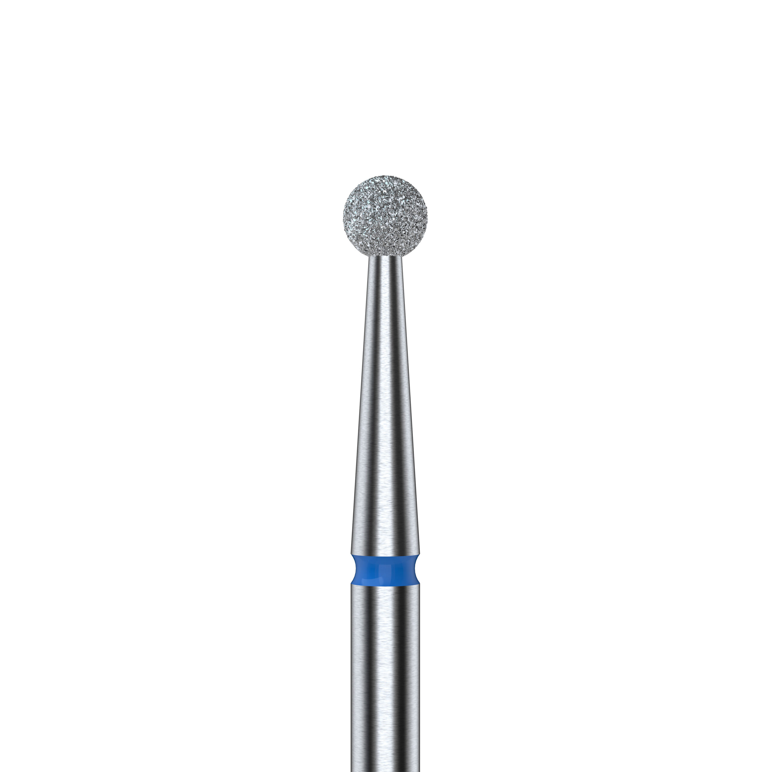 Punta fresa Staleks diamantata a sfera, Ø 2,7mm, abrasivo medio