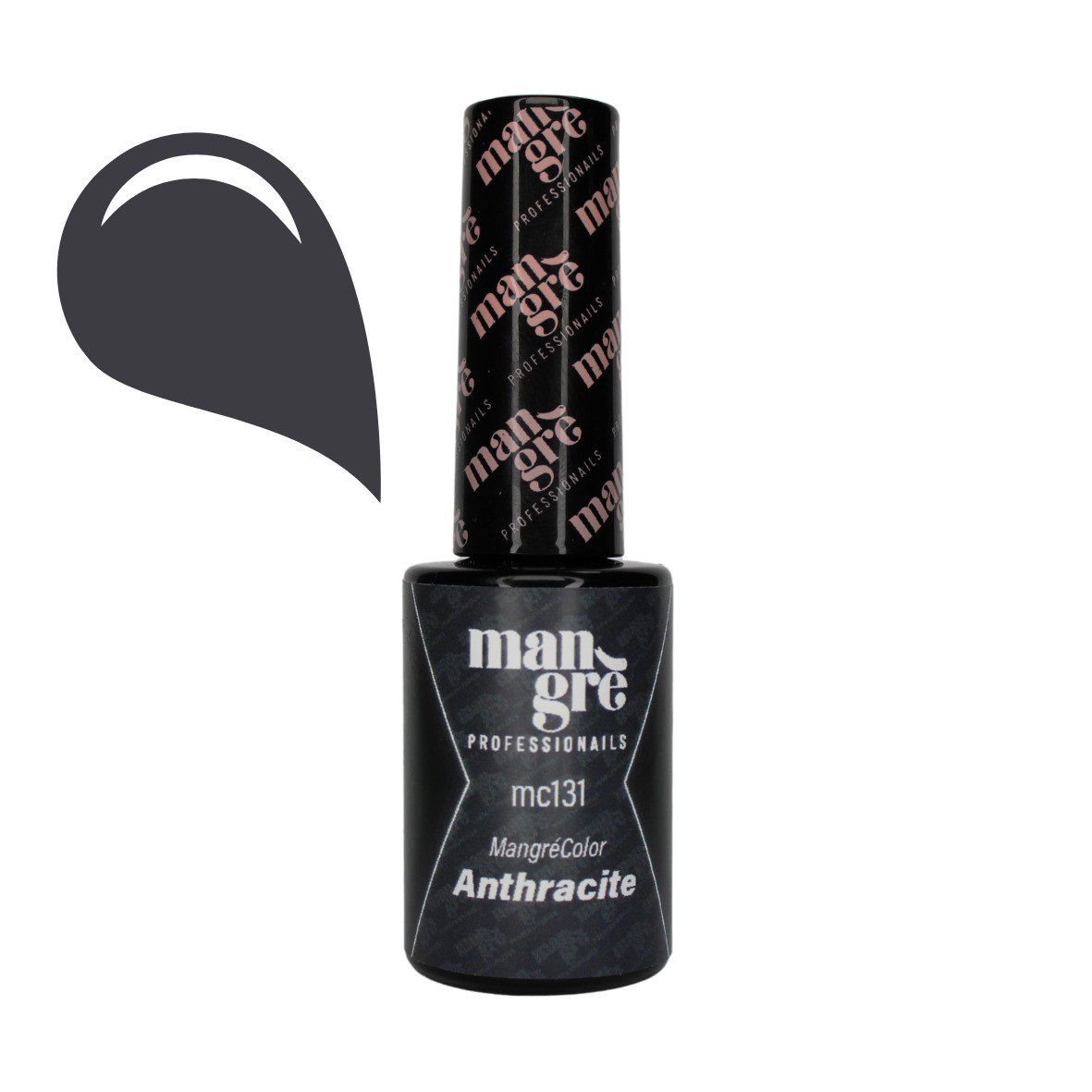 Smalto semipermanente Mangrè Color Anthracite - 8 ml - immagine 3