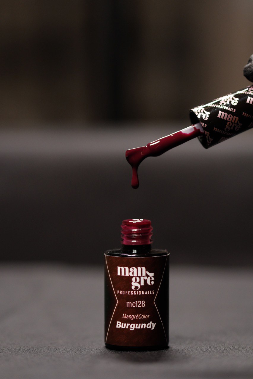 Smalto semipermanente Mangrè Color Burgundy - 8 ml - immagine 2