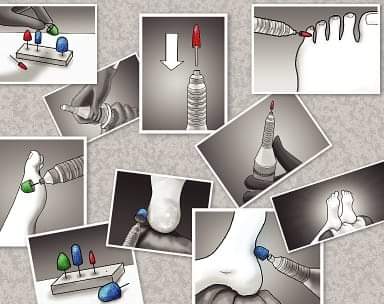 punte fresa pedicure